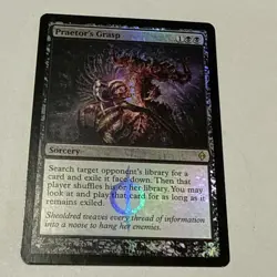 Praetor's Grasp 1x FOIL NPH MTG New Phyrexia Rare MINT black - Image 1