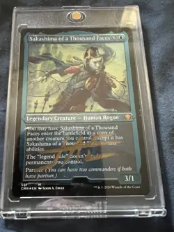 MTG Sakashima of a Thousand Faces Foil Etched AP Artist Proof Sketch Jason Engle - Image 1