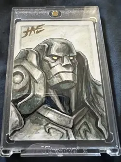 MTG Sakashima of a Thousand Faces Foil Etched AP Artist Proof Sketch Jason Engle - Image 2