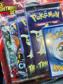 Pokemon TCG Lightning Set 4 Packs + 1 Card Factory Sealed, Fast Shipping! 97712544540 - Image 3