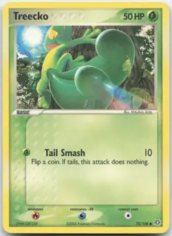 Treecko 70/106 Emerald Pokemon Card LP - Image 1