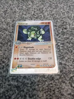 Pokemon Golem EX 91/97 Dragon Holo Rare Vintage Card WOTC - Image 1