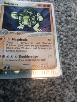 Pokemon Golem EX 91/97 Dragon Holo Rare Vintage Card WOTC - Image 4