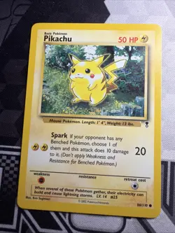 Pokemon Pikachu TCG Legendary Collection Card 86/110 Regular Common - Image 1