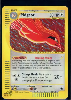 Pokemon EXPEDITION - #23/165 Pidgeot - Holo - ENG - Moderately/Lightly Played - Image 1