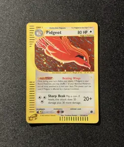 Pokemon EXPEDITION - #23/165 Pidgeot - Holo - ENG - Moderately/Lightly Played - Image 3