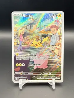 Pikachu 173/165 Scarlet & Violet Pokemon 151 IR Illustration Rare - Image 1