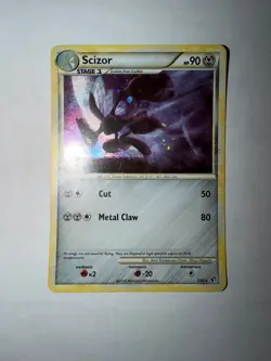 Pokemon TCG Scizor 7/90 Holo Rare Undaunted 2010 - Image 1