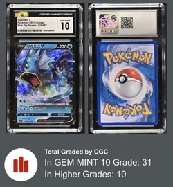 Gyarados V 020/067 Pokemon TCG 2021 Blue Sky Stream Korean CGC 10 - Image 5