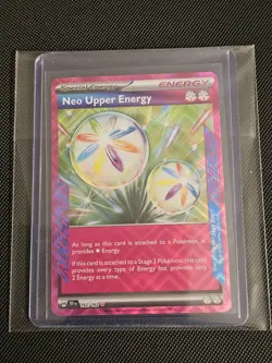 Neo Upper Energy 162/162SV05: Temporal Forces Ace Spec Holo Pokemon TCG - Image 4