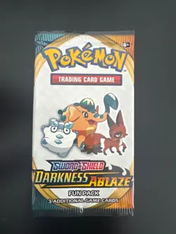 pokemon TCG fun pack darkness ablaze 3 pack sample - Image 1