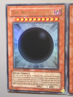 yugioh 3X THE WICKED AVATAR JUMP-EN017 Ultra Limited Edition Near Mint play set - Image 4