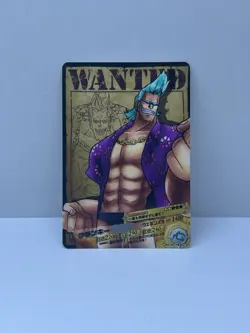 2011 One Piece AR Carddass Franky No 02-18 C Uncommon Japanese Vintage Wanted - Image 1
