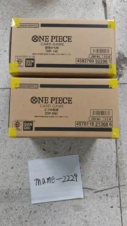 One Piece Card Game OP-14+OP-08 Sealed Case Japanese NEW - Image 1