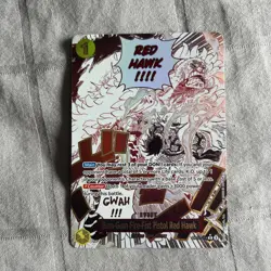 Gum-Gum Fire-Fist Pistol Red Hawk (Alt Art) OP11-114 English - One Piece - NM - Image 1
