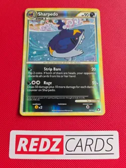 Sharpedo 30/102 HGSS HS Triumphant REVERSE Holo Pokemon Card TCG LP - Image 1