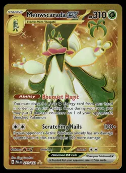 Pokemon Cards Meowscarada ex 271/193 Paldea Evolved Hyper Rare NM - Image 1
