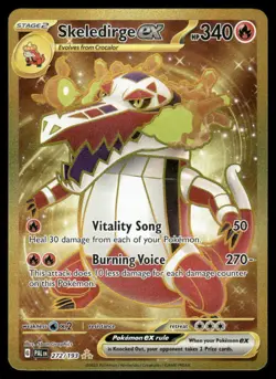 Pokemon Cards Skeledirge ex 272/193 Paldea Evolved Hyper Rare NM - Image 1