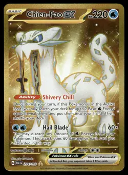Pokemon Cards Chien-Pao ex 274/193 Paldea Evolved Hyper Rare NM - Image 1