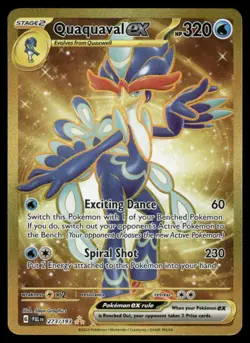 Pokemon Cards Quaquaval ex 273/193 Paldea Evolved Hyper Rare NM - Image 1