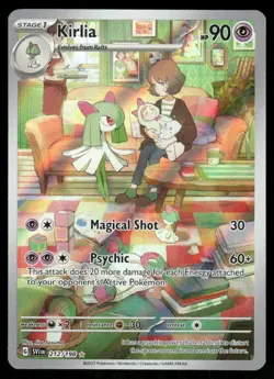 Pokemon Cards Kirlia 212/198 Scarlet & Violet Illustration Rare LP - Image 1