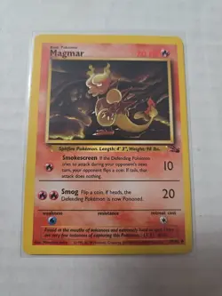 Magmar Fossile Pokemon Uncommon Card Magmar 39/62 (Fossil) WOTC - Image 1
