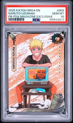 2025 KAYOU NARUTO SMRITI COLLECTIBLE CARD NRSA-CHAPTER JIN ENGLISH SERIES 2 PR # - Image 1