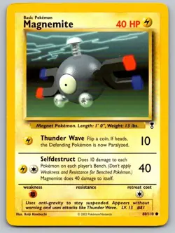 Magnemite 80/110 Common Legendary Collection Pokemon Moderately Played - Image 1