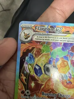 Pokemon TCG Flareon ex 146/131 SV Prismatic Evolutions SIR Holo Eng HP270 - Image 3