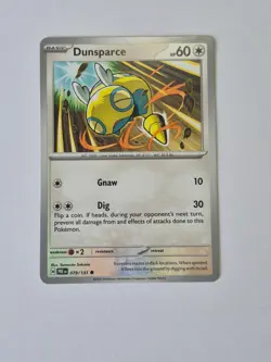 Dunsparce 079/131 Common Prismatic Evolutions Pokemon Near Mint - Image 1