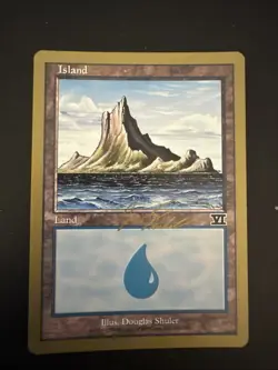 Island 6th Edition 335 Jon Finkel 2000 World Championship Card MTG NM Free Ship - Image 1