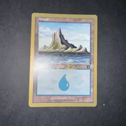 Island 6th Edition 335 Jon Finkel 2000 World Championship Card MTG NM Free Ship - Image 4