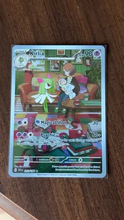 Kirlia 212/198 SV01 Illustration Rare Full Art Holo Pokemon - Image 1