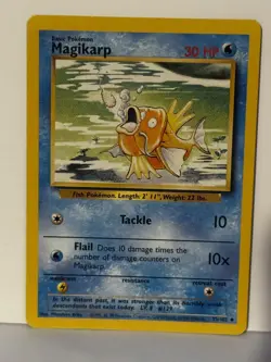 Magikarp 035/102 Base Set NM Pokemon Fast Shipping - Image 1