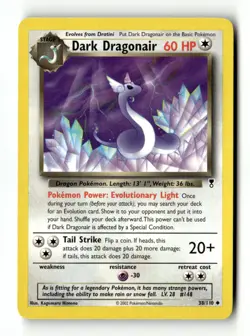 Dark Dragonair 38/110 Uncommon Legendary Collection Pokemon Lightly Played - Image 1