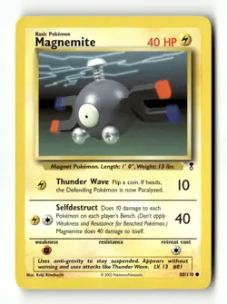 Magnemite 80/110 Common Legendary Collection Pokemon Lightly Played - Image 1