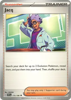 Jacq 175/198 Reverse Holo Uncommon Pokemon SV01: Scarlet & Violet Base Set NM - Image 1