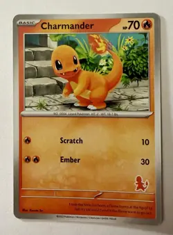 Charmander Pokemon Unconfirmed My First Battle NM - Image 1