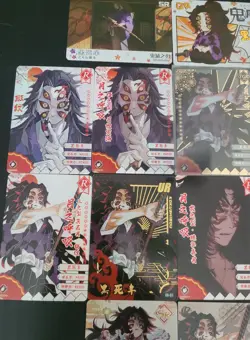 Kokushibo Card Lot 12 Cards Demon Slayer CCG Anime Upper Rank Demon - Image 2