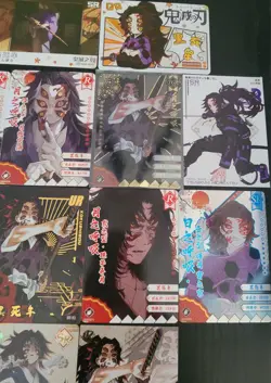 Kokushibo Card Lot 12 Cards Demon Slayer CCG Anime Upper Rank Demon - Image 3