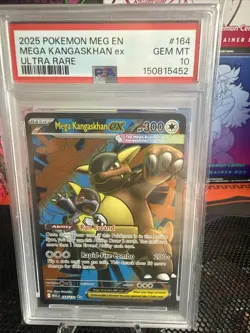 2025 Mega Kangaskhan ex 164/132 Ultra Rare Pokemon Mega Evolution PSA 10 - Image 1