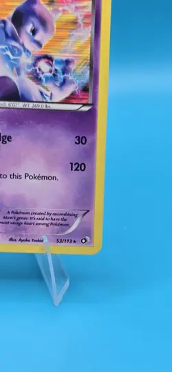 Pokemon Mewtwo 53/113 Legendary Treasures Holo Rare 120HP Power Edge 30 - Image 4