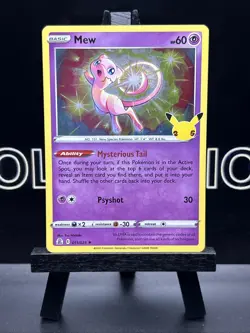 ✨ Pokemon Celebrations Set! Mew 011/025 Holo Rare Card 2021 Near Mint ✨ (Set B) - Image 2