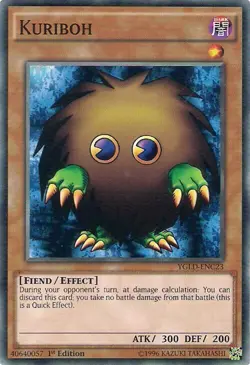 Kuriboh (C) YGLD-ENC23 King of Games: Legendary Decks Yu-Gi-Oh 1st Edition NM/M - Image 1