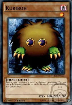 Kuriboh (C) YGLD-ENC23 King of Games: Legendary Decks Yu-Gi-Oh 1st Edition NM/M - Image 2
