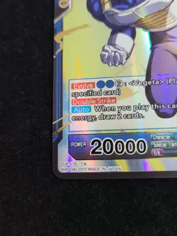 Vegeta, Prince Of Speed SD1-05 ST Dragon Ball Super Gold Stamp Foil Card - Image 5