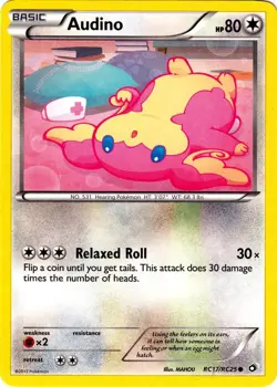 Audino RC17/RC25 Legendary Treasures Pokemon Card NM - Image 1