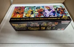 Sealed Dragon Ball Super Card Game Fusion World 1st Anniversary Bandai 🇯🇵 - Image 1