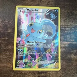Pokemon TCG Manaphy XY113 Full Art Holo Card Black Star Promos - Image 1