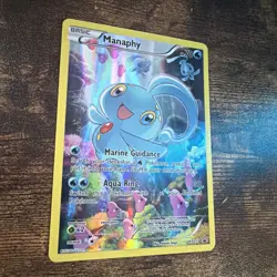 Pokemon TCG Manaphy XY113 Full Art Holo Card Black Star Promos - Image 2